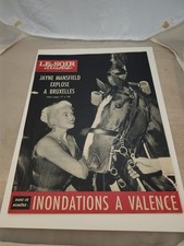 1957 OCTOBER LE SOIR ILLUSTRE MAGAZINE  JAYNE MANSFIELD COVER  FRENCH  VF