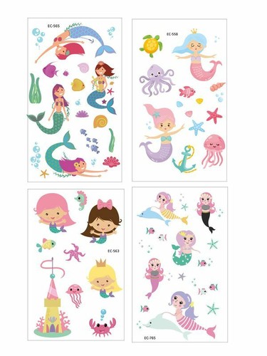 Mermaid cartoon tattoo - mermaid,