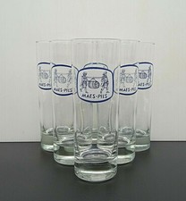 6 jolis verres à bière MAES