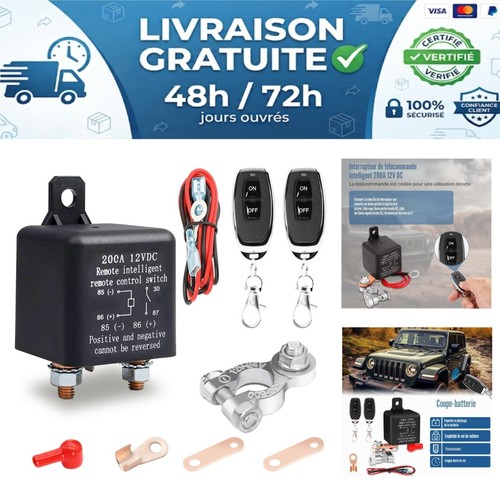 Coupe circuit batterie 12v - coupe-circuit,