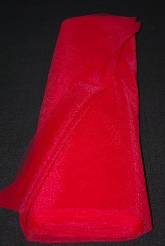 Tulle souple non feu rouge - feu,