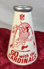 Vintage NFL 1960s Cardinals "Go with the Cardinals" YELL-A-PHONE MEGAPHONE