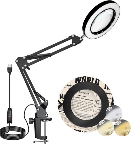 Loupe led 10x éclairage table - 10x,