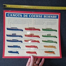 rare AFFICHE  CANOTS DE COURSE