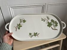 Grand plat de présentation Feuilles de vigne VILLEROY & BOCH Porcelaine