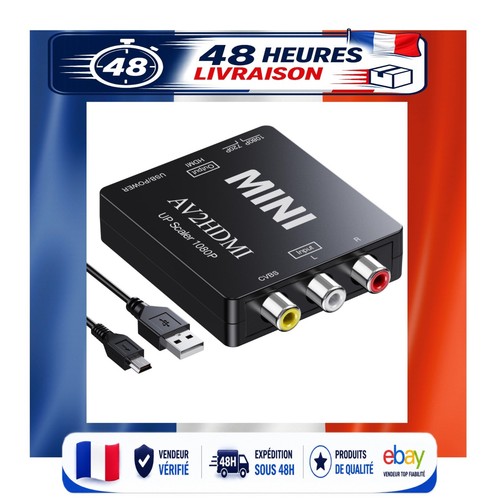 Convertisseur rca vers hdmi - convertisseur,