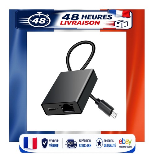 Adaptateur ethernet micro - ethernet, usb