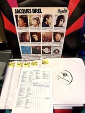 Jacques Brel Lot 5 Vinyles 33T