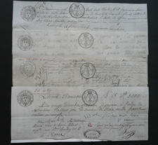 Lot 11 Documents CACHET FISCAL