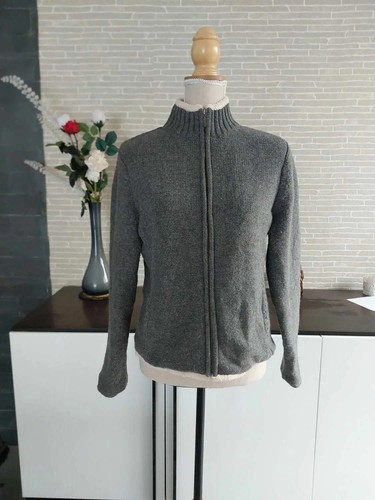 Gilet full zip gris - gris, ll