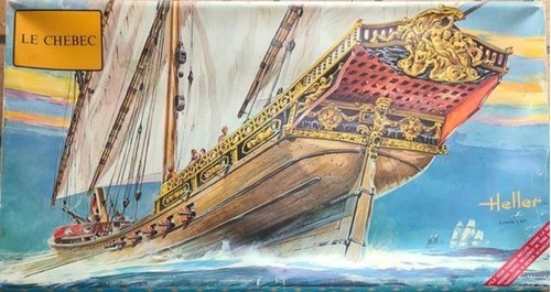 Maquette bateau heller - maquette, "chebec