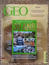 MAGAZINE GEO : Numéro Évènement 30 ans (Couverture dorée) N°361 Mars 2009