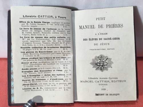 Livre religieux 1929 petit - 1929,