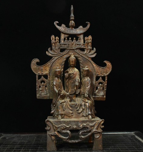 Statue bouddha amitabha - "statue,