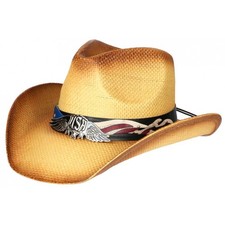 Chapeau Cowboy Marron Paille