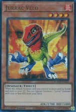 3 x Jurrac Velo (BLMM-EN105) - Ultra Rare - 1st Edition