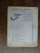 Agricultural Catalog Prospectus: 1911 ALBION Mower Part No. 7 a 2 Horsepower
