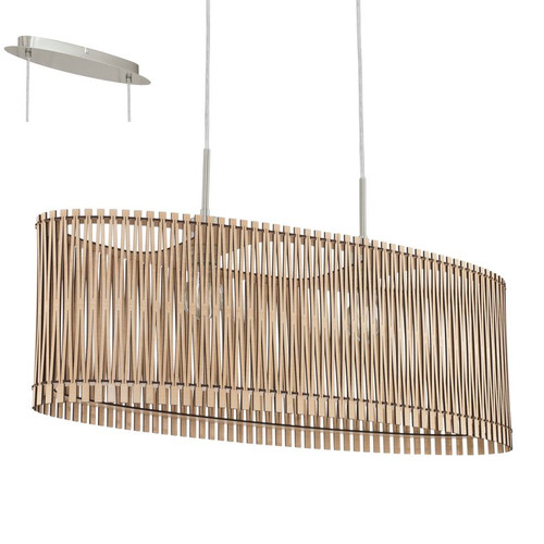Lustre bois rustique - en, 2