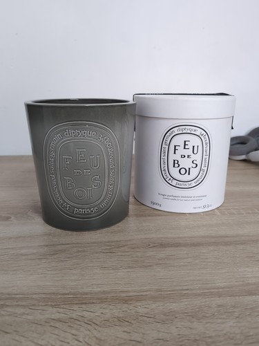Bougie diptyque feu bois - bougie,