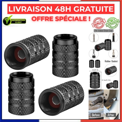 Bouchons valve pneu - , aluminium