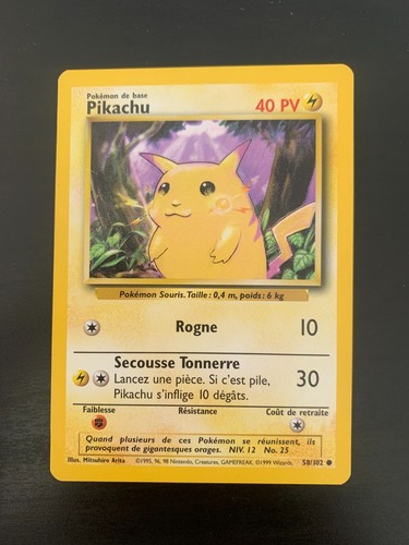 Carte pokémon pikachu - pokémon, :