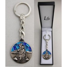 SAINT CHRISTOPHE VITRAIL BLEU