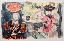 Emilio GRAU-SALA - "La véranda" - Lithographie originale signée