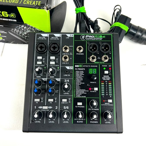 Mackie profx6v3 used - mackie,