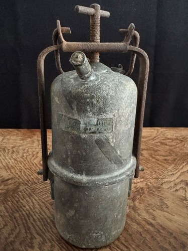 Lampe carbure ancienne h - lampe, /