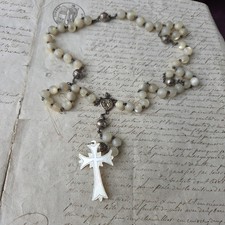 Chapelet Ancien Nacre et