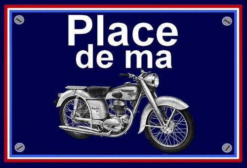 Plaque place de ma - ",