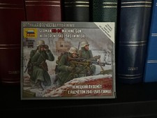 GERMAN MG-34 MACHINE GUN WITH CREW WINTER WW2 ZVEZDA 1:72 infanterie mitrailleur