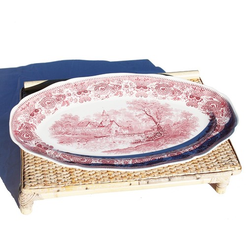 Ancien grand plat service - grand,