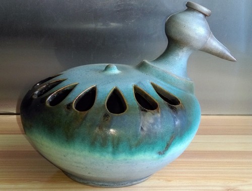 Pique fleur zoomorphe poule - pique,