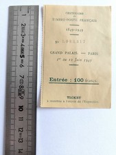 Ticket d'entrée Exposition du