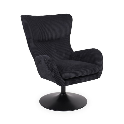 Fauteuil pivotant velours - fauteuil, en
