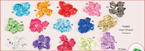 Acrylic plastic rock - rock, diamond