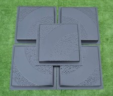 Moule en béton pavés pierre patio coulée béton chemin de jardin set 5 pièces S39