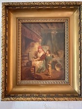 Peinture Ancienne Huile Sur