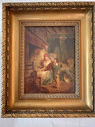 Peinture ancienne huile - peinture,