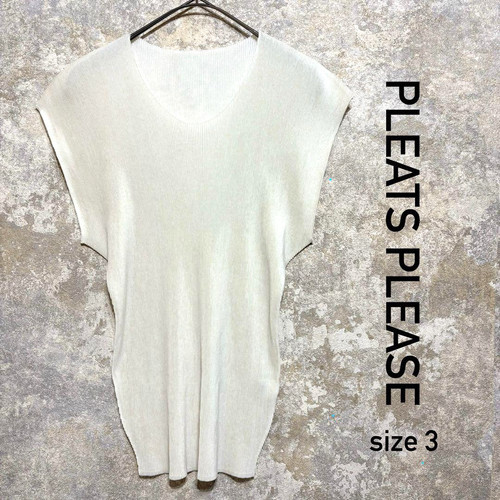 Pleats please haut blanc - please,
