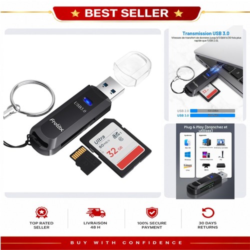 Lecteur cartes microsd - lecteur,