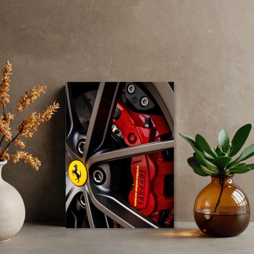 Poster metal ferrari jante - poster,