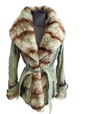 Superbe Blouson Fausse Fourrure Chinchilla Visconf 38 Neuf