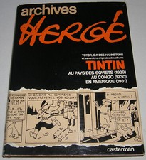 EO -ARCHIVES HERGÉ - SOVIETS / CONGO / AMÉRIQUE - 1973