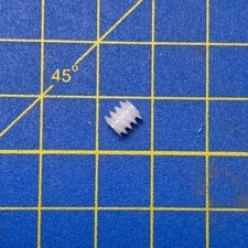 Vis sans fin moteur axe 1,5 à 2 mm Dia. 4,95 mm L= 5,4 mm M 0.4 ROCO-JOUEF