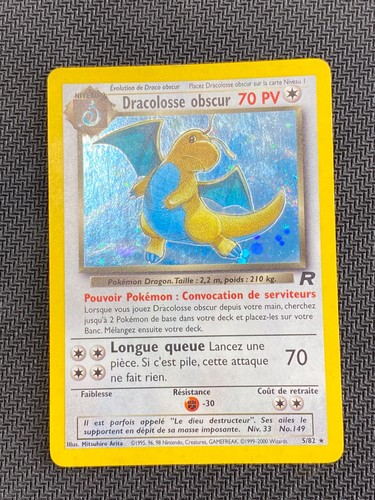 Carte pokémon dracolosse - pokémon,