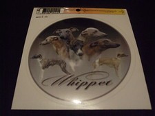 1 autocollant - motif chien  WHIPPET