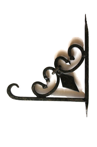 Ancien porte enseigne - ancien, fer