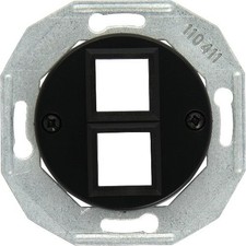 Schneider Electric WDE011703 Renova, Central Plate, Actassi, 2x8 Pin, Black